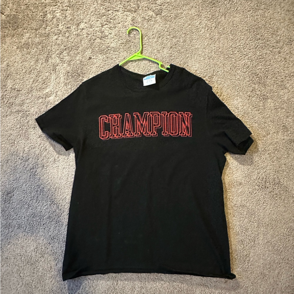 Champion Shirt Black Size Large Men